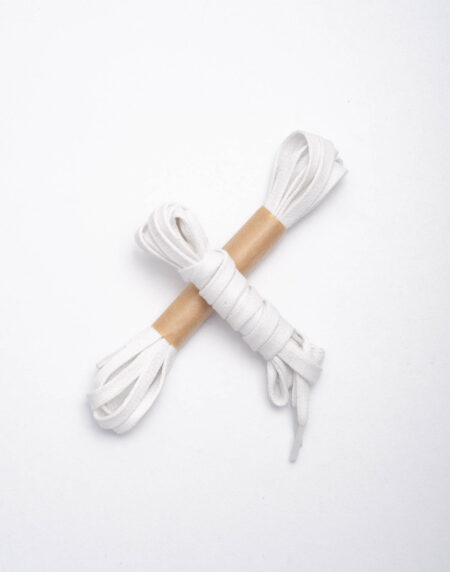 cordón blanco algodon azuleja